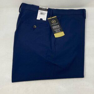 Men's J.M. Haggar Premium Slim-Fit Stretch Separates Pants Color: Blue 34X34